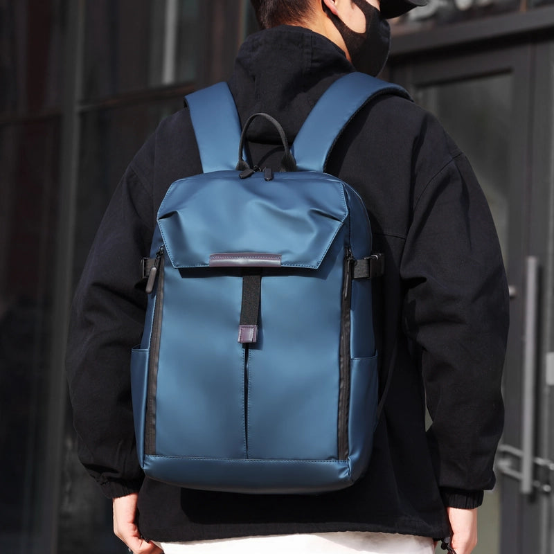 One Size Solid Color Casual Laptop Backpack