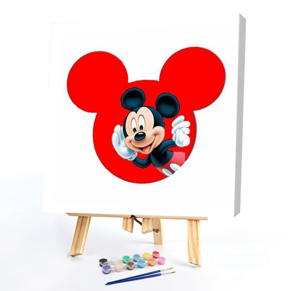 

40*40CM - Paint By Numbers - Red Mouse, 501 Original