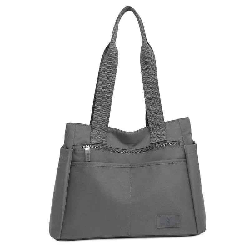 【Japanese handmade】8 colors Large capacity multi-pocket handbag