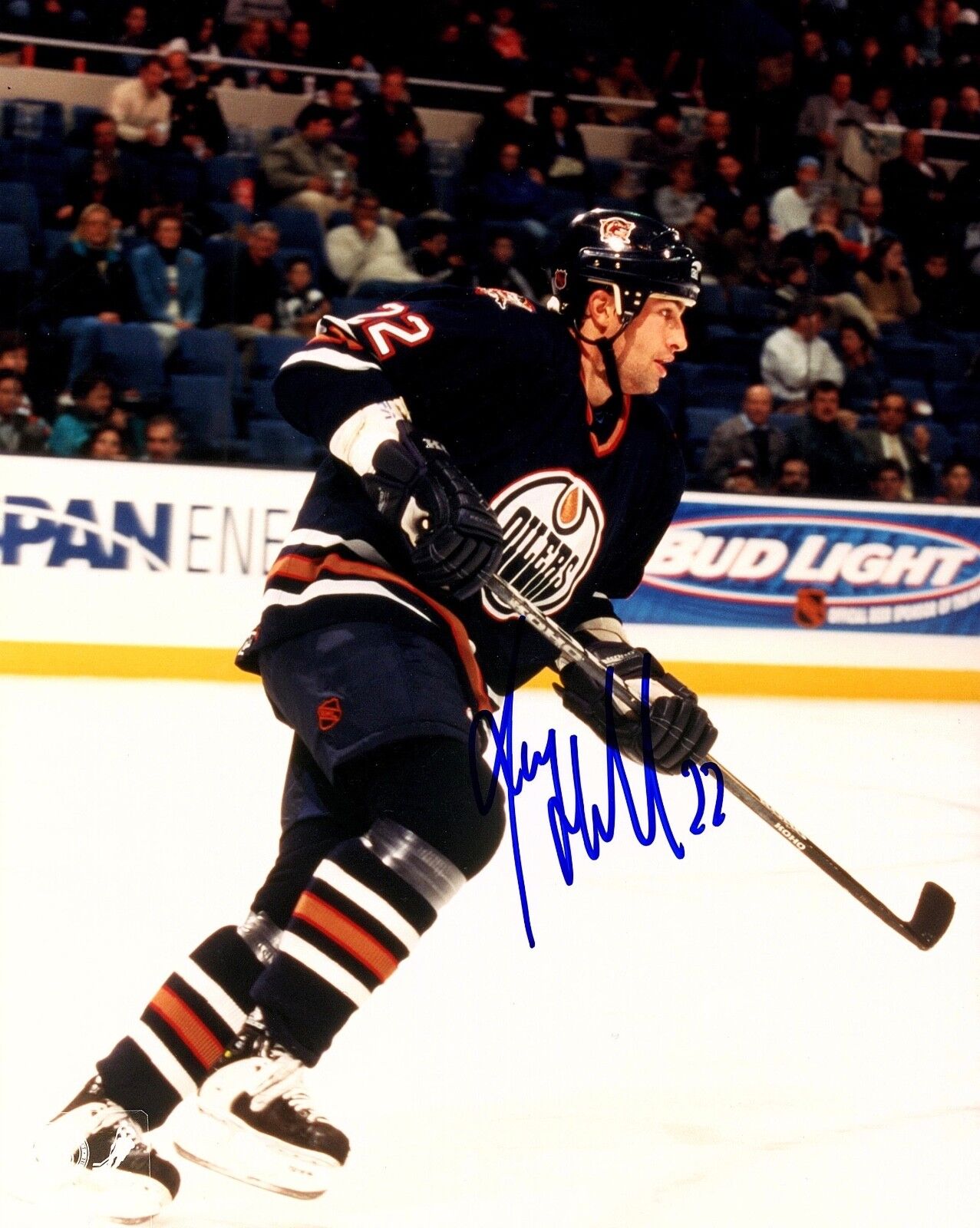 ROMAN HAMRLIK AUTOGRAPHED HAND SIGNED 8X10 Photo Poster painting EDMONTON OILERS w/COA