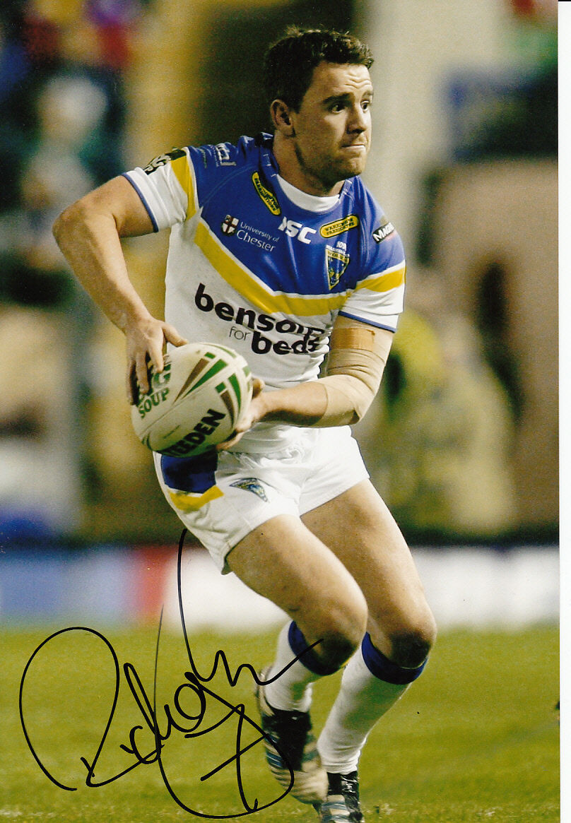 Warrington Wolves Hand Signed Richie Myler 12x8 Photo Poster painting 7.