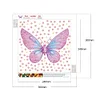 >SALE<5D DIY Partial Special Shaped Drill Diamond Painting Kit Butterfly Decor(YXC676)