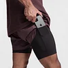  **Men's Performance Running Shorts with Secure Phone Pocket** by Inlyline