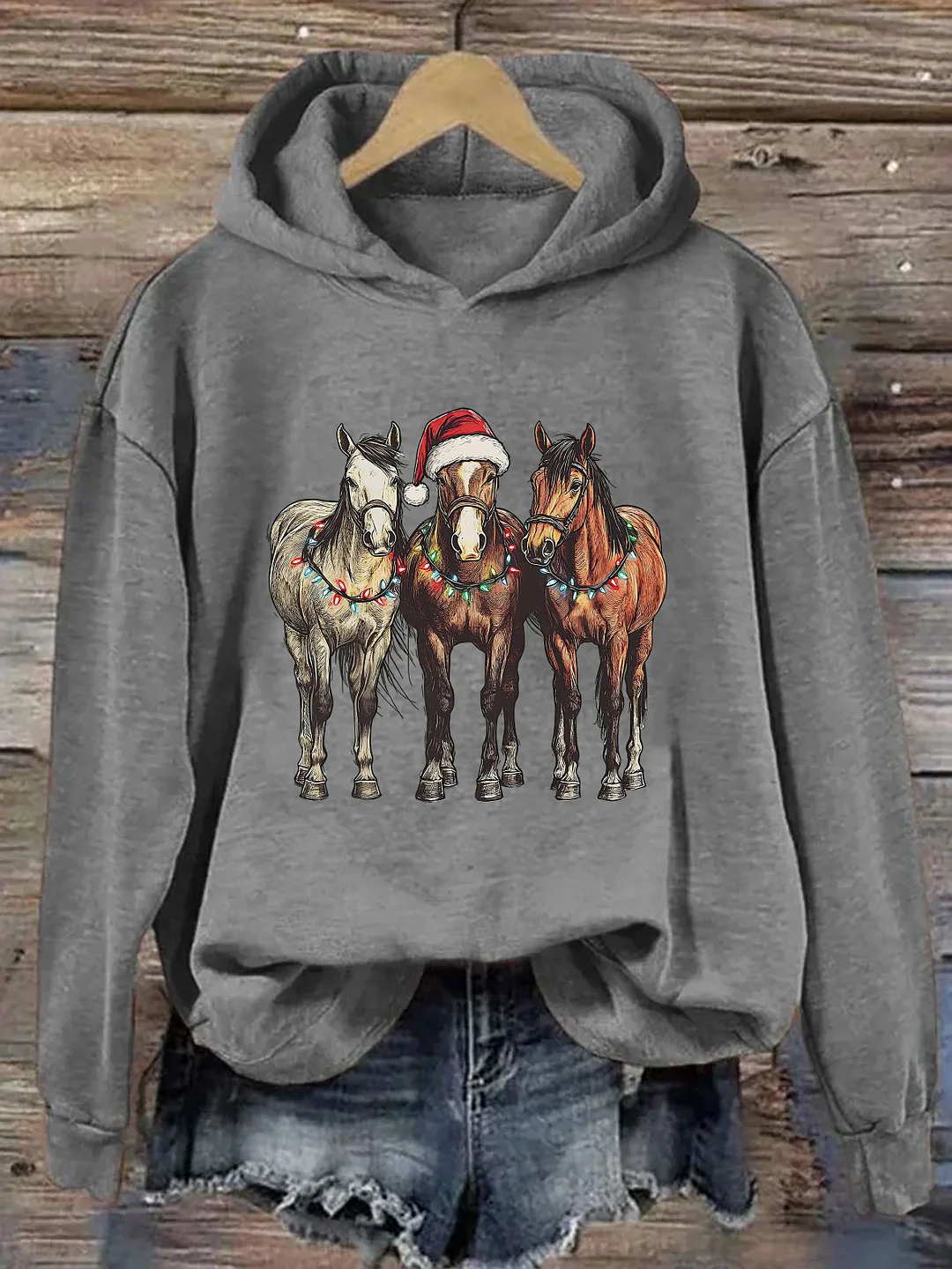 Horse Christmas Hoodie
