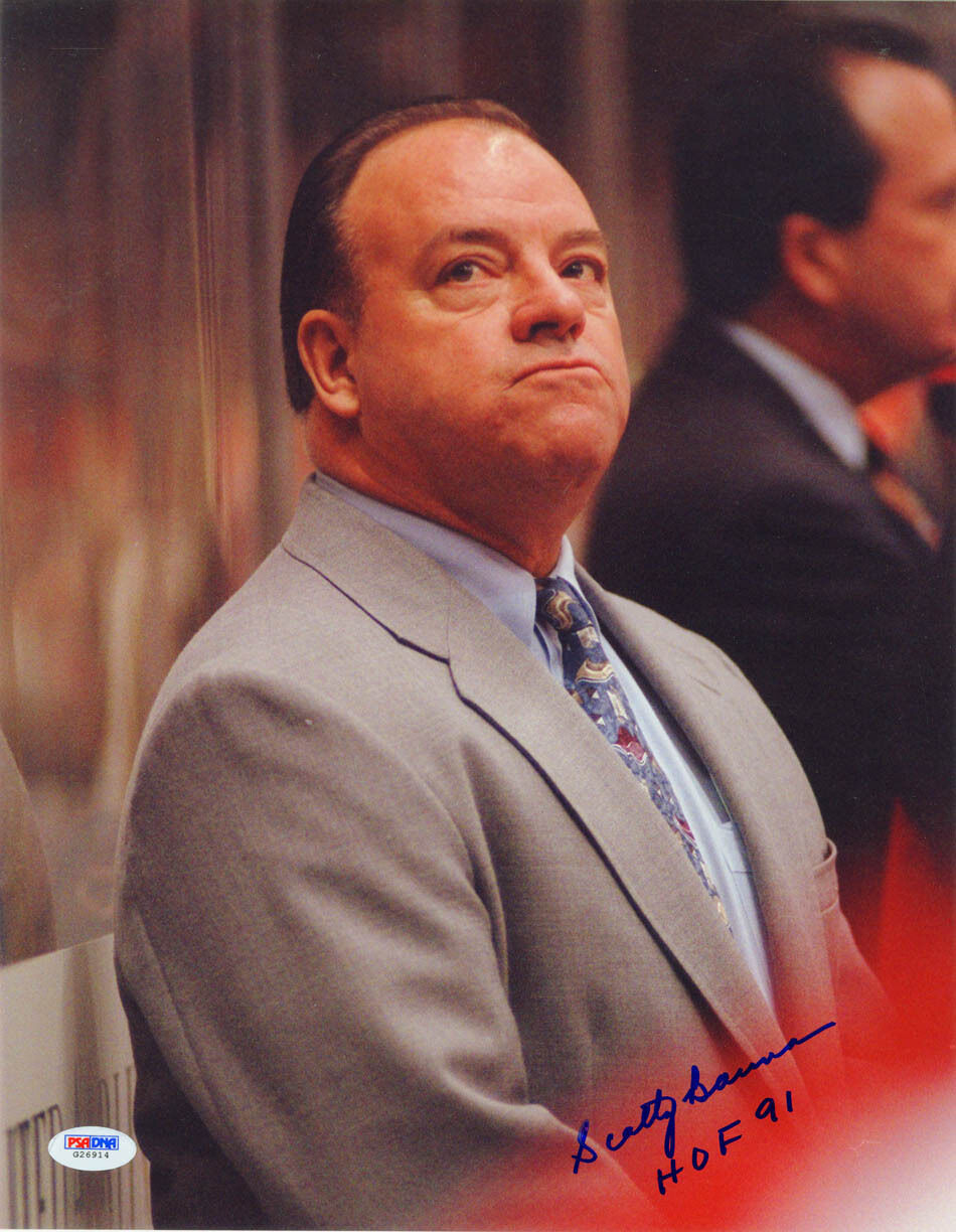 Coach Scotty Bowman SIGNED 11x14 Photo Poster painting Montreal Canadiens PSA/DNA AUTOGRAPHED