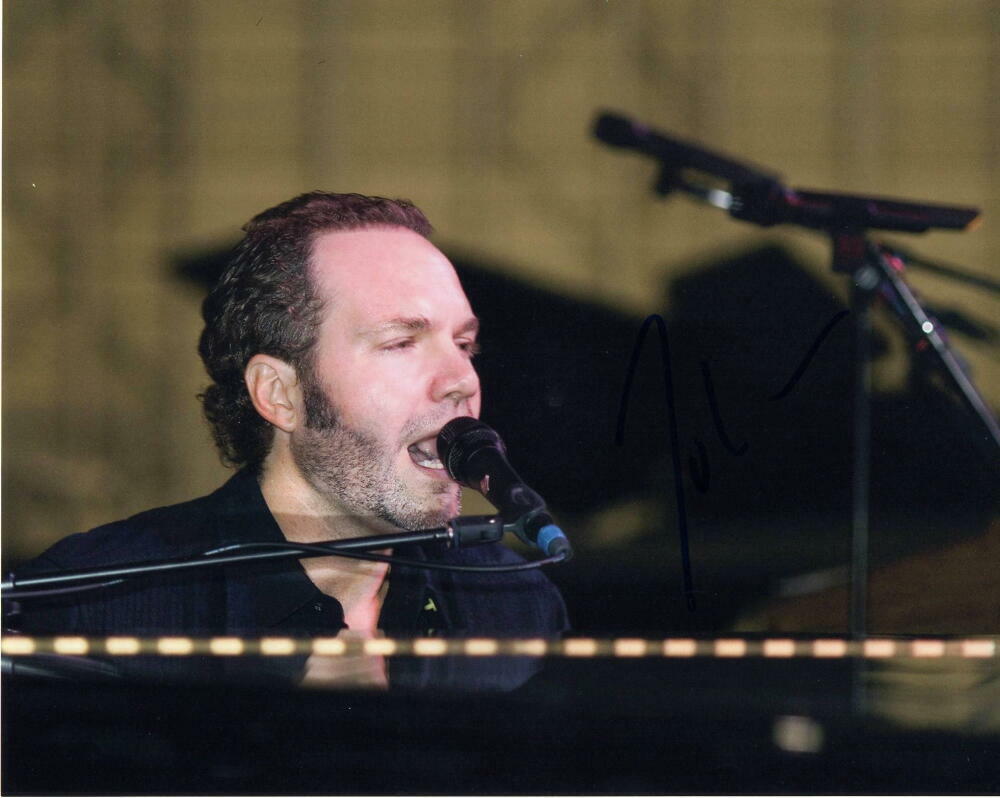 JOHN ONDRASIK SIGNED AUTOGRAPH 8X10 Photo Poster painting FIVE FOR FIGHTING SINGER, AMERICA TOWN