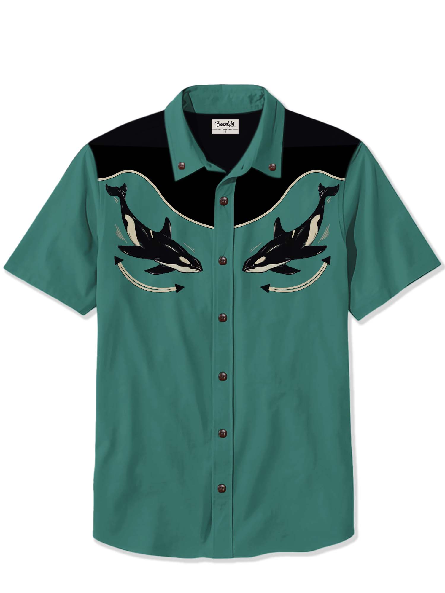 Ocean Killer Whale  - 100% Cotton Shirt