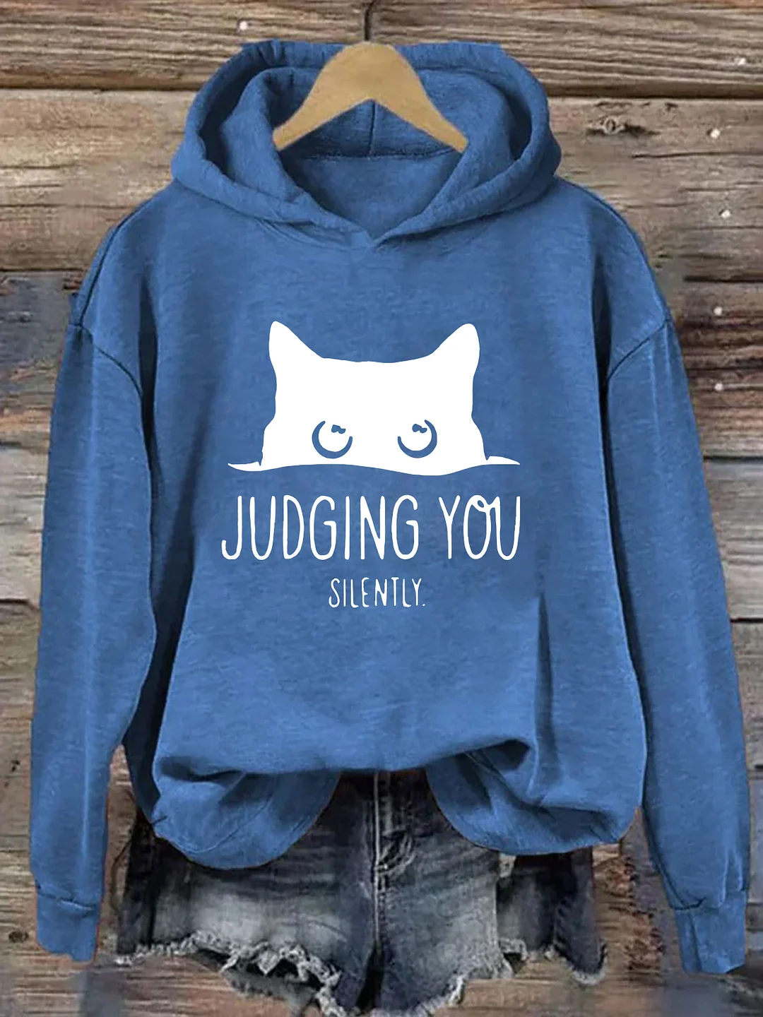  Judging You Silently Hoodie 
