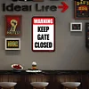 Keep Gate Closed - Vintage Metal Signs - 20*30cm/30*40cm - Warning