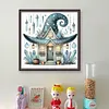 Halloween Hut-11CT Stamped Cross Stitch 40*40cm/15.75*15.75in tapestrymarket