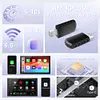 2 in 1 Wireless CarPlay Android Auto Adapter Plug & Play for Factory Wired Cars