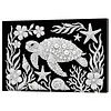 uk.everydayedeals DIY Pearl Painting With Frame - Handmade Self-Adhesive Pearls - Turtle(20*30cm)