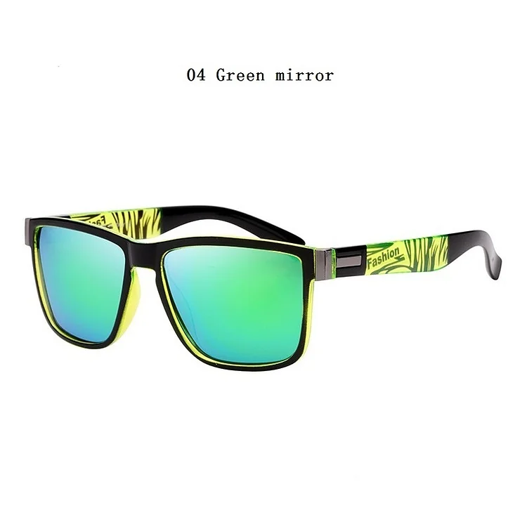 Ultraviolet-proof Luxury Men Women Driving Polarized Sunglasses Square Vintage Fishing Anti Glare Sun Glasses UV400 Eyewear