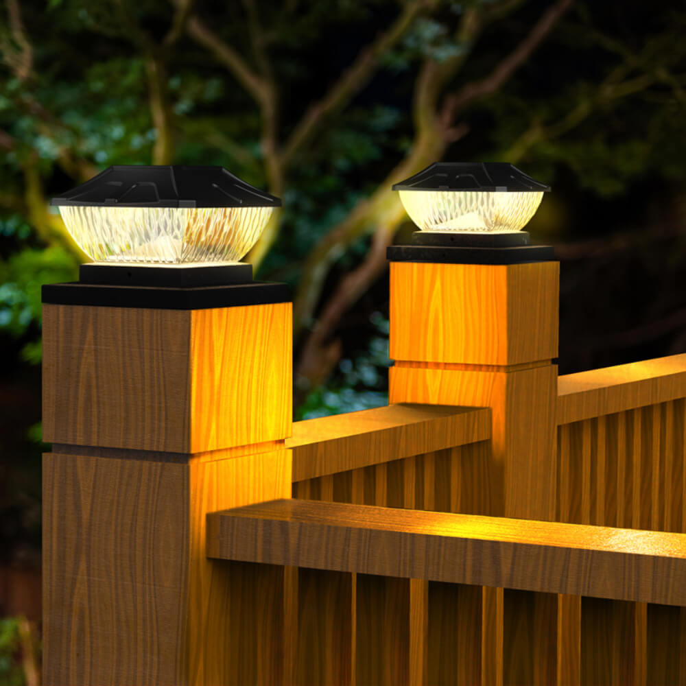 Solar Garden Column Light