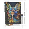 >SALE<5D DIY Full Round Drill Diamond Painting Butterfly Fairy Home Decor 30x40cm