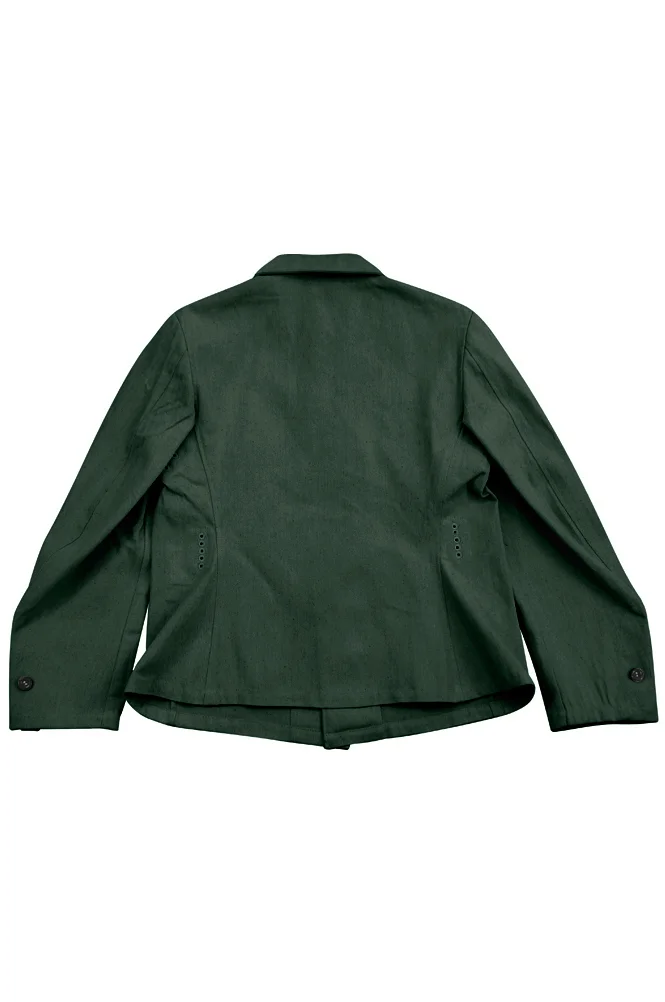   Luftwaffe German HBT Reed Green Drill service flight tunic Fliegerbluse German-Uniform