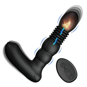 Telescopic Vibrator with Remote Control - Prostate Massager for Male and Female