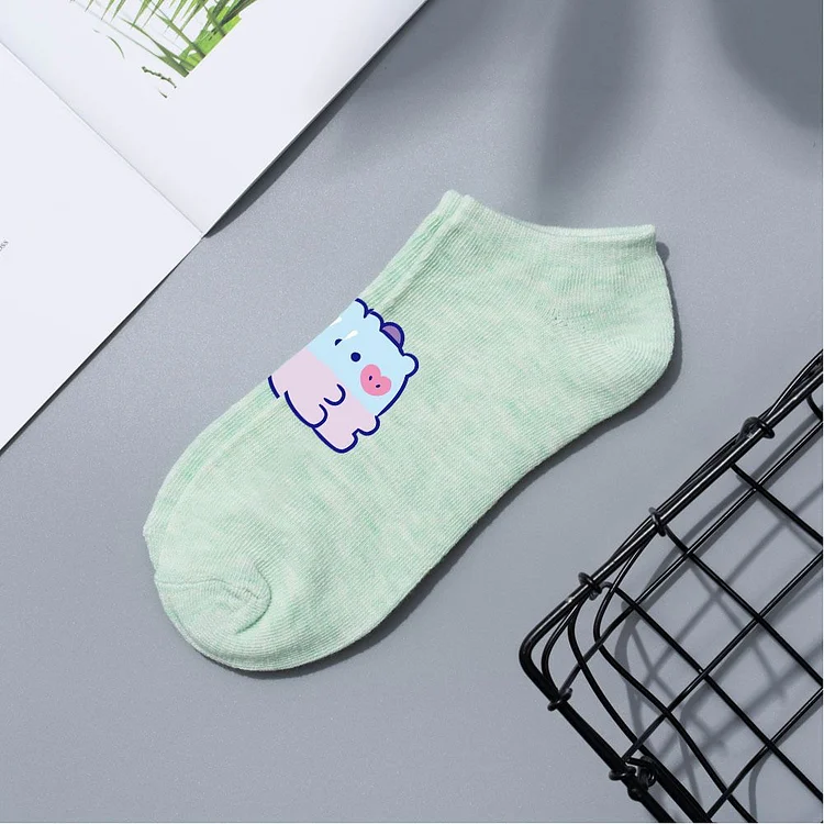 BT21 Jelly Candy Cute Macaron Socks