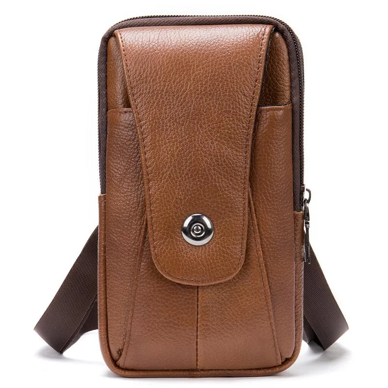 Mens Outdoor Vintage Durable Casual Belt Bags