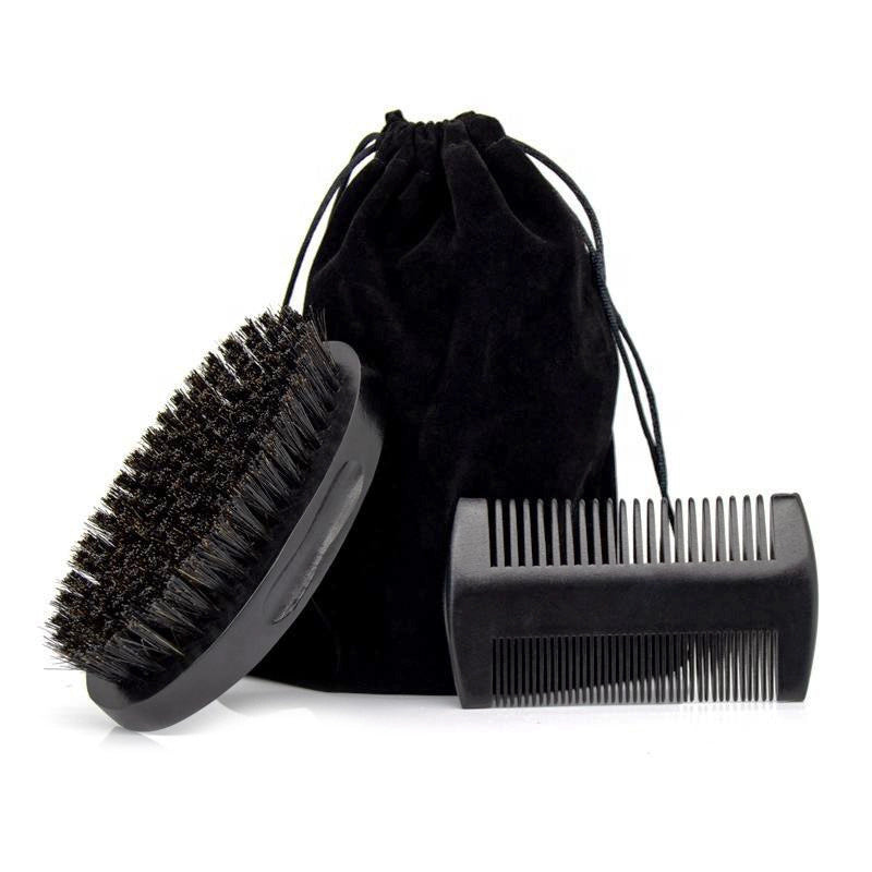 Manufacturer In Stock Special Offer Men’s Curved Beard Brush Facial Beard Brush Men’s Care Tools