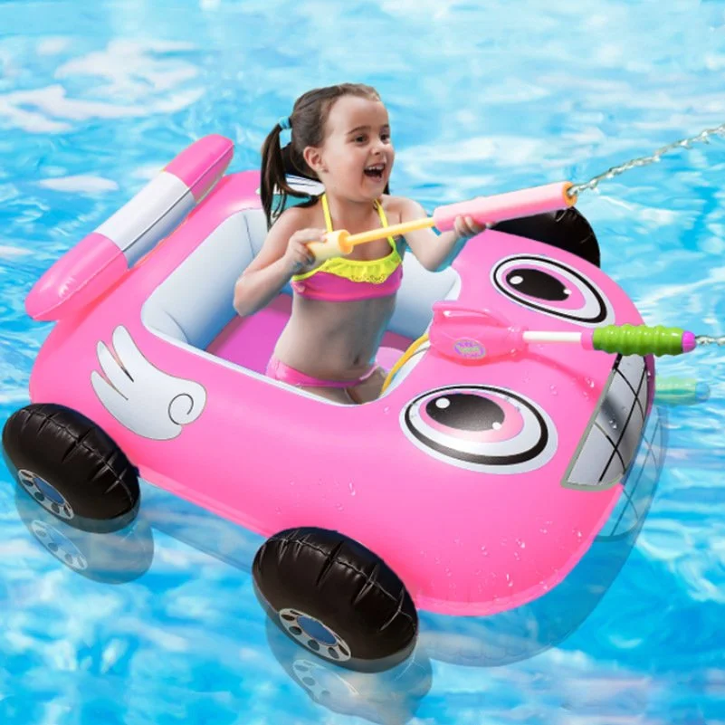 Inflatable Pool Float Car with Water Spray Toy