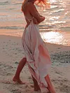 Loose Solid Color Condole Belt Maxi Dress
