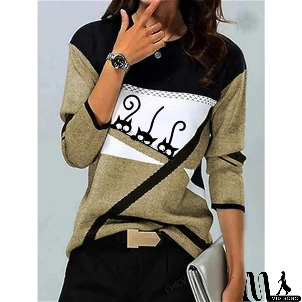 MidiSono - Elegant and Casual winter Pullover