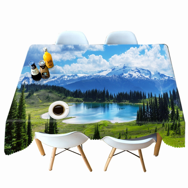 

Natural Scenery - 3D Tablecloth, 140*180cm, 501 Original