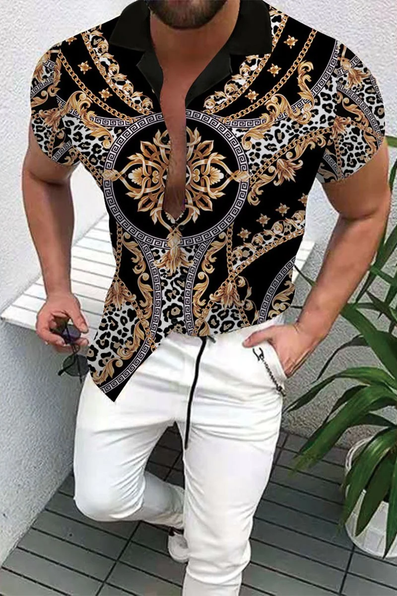 men's casual printed shirts