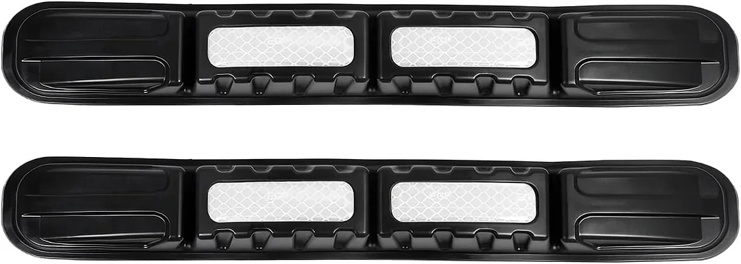 Car bumper protection strip, anti-collision foldable bumper protection strip, with strong reflective patches