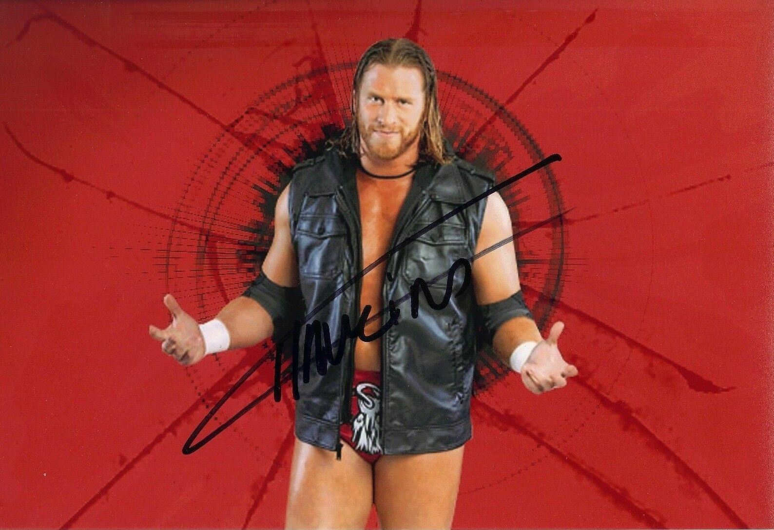 Curt Hawkins Signed 12X8 Photo Poster painting WWE AFTAL COA (7124)