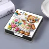 Diamond Painting PU Bear Notecard Box with 160 Sheets of Paper