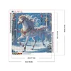 (50*50cm)Christmas Horse - Full Round Drill Diamond Painting