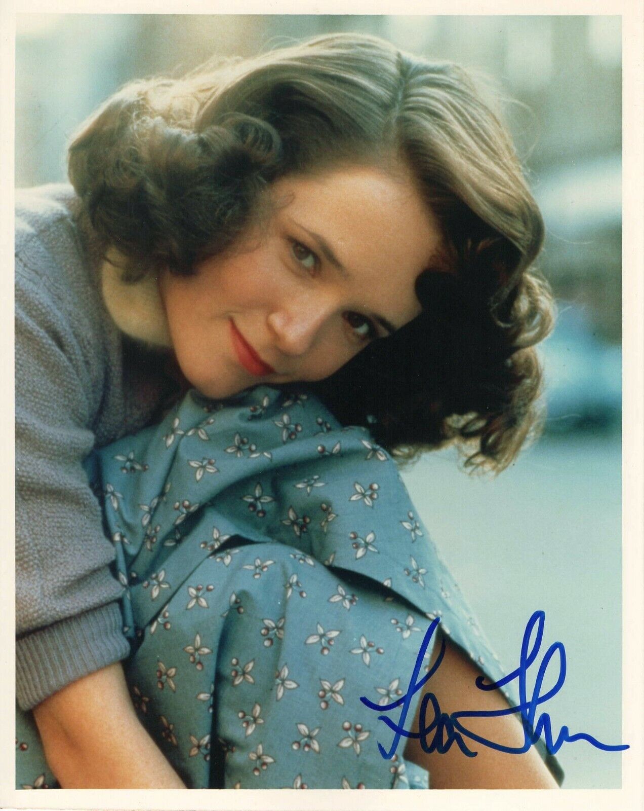 LEA THOMPSON SIGNED AUTOGRAPH 8X10 Photo Poster painting - YOUNG LORRAINE BACK TO THE FUTURE