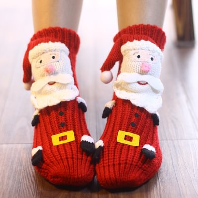 Santa Knit Socks