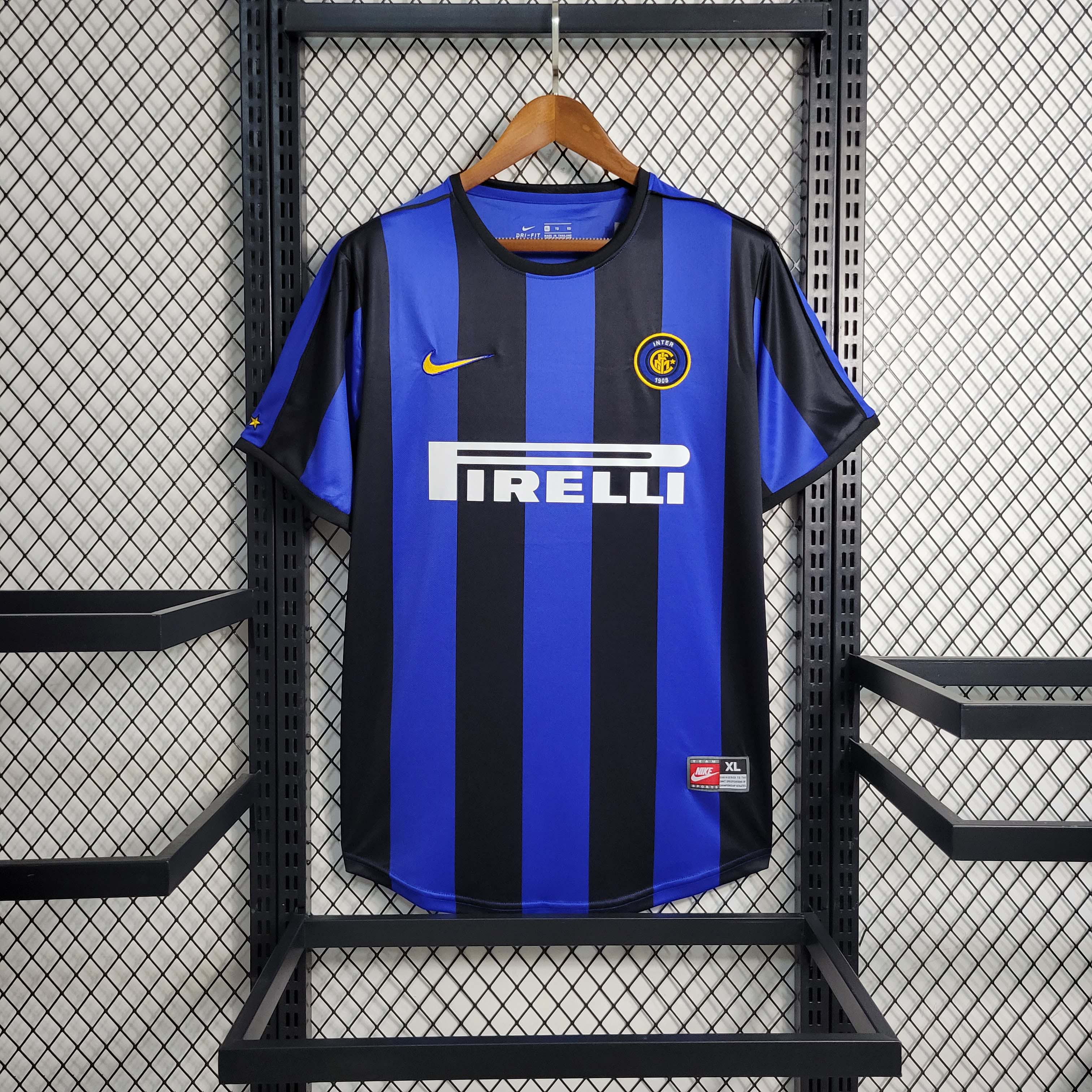1999-2000 Retro Inter Milan Home Football Shirt 1:1 Thai Quality