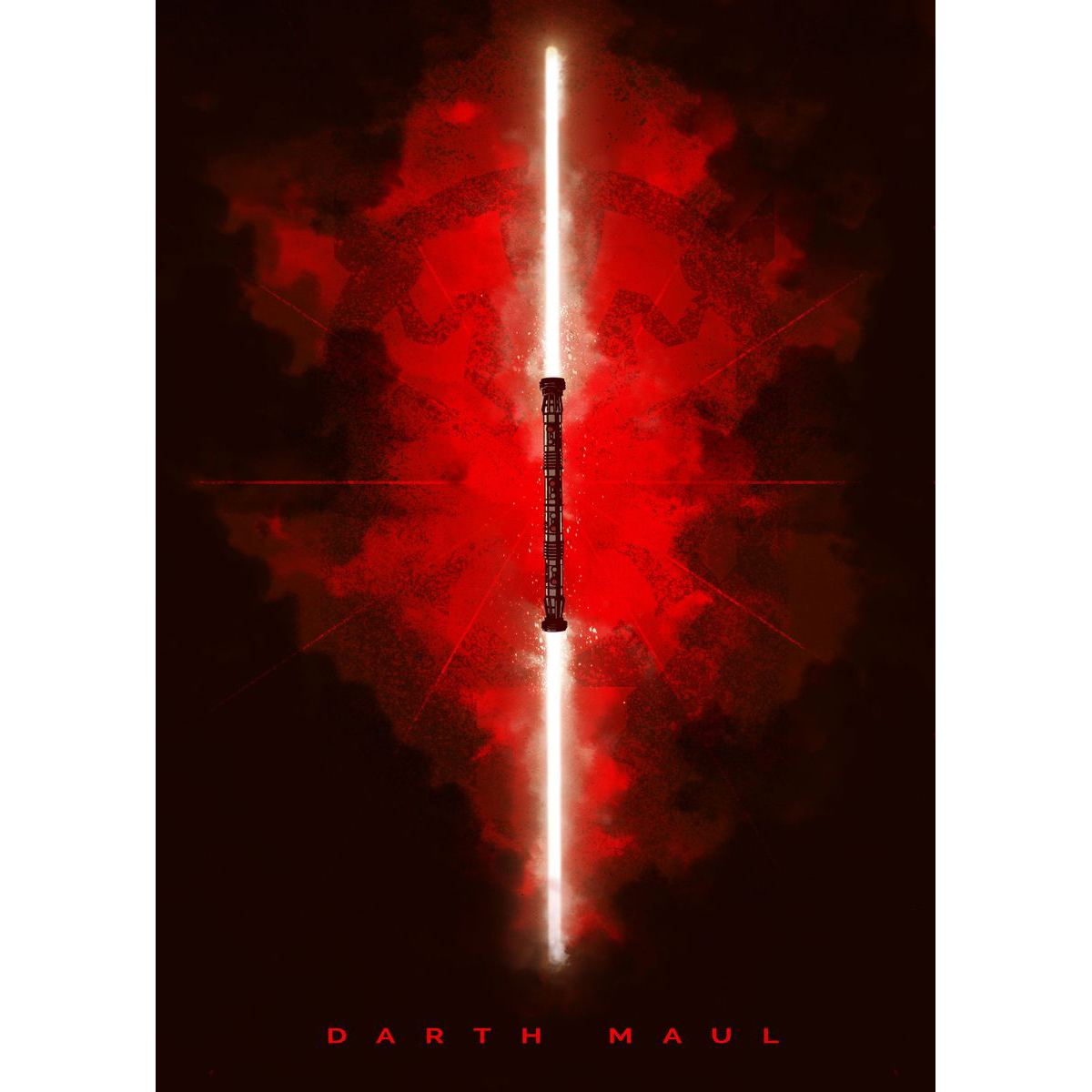 

(Multi-Size) Darth Maul - Round/Square Drill Diamond Painting, Round diamond 30*40cm, 501 Original