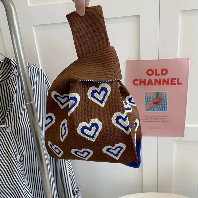 Korean Style Spring And Summer New Arrival Women’s Bag Handbag Bag Fashionable Simple Niche Knitted Bag Vesel Bag Crossbody Bag