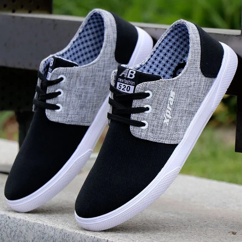 Anti-Odor Canvas Shoes Men's Autumn Sneakers Low Top Casual Shoes Big Size 46 47 48 Jogging Walking Shoes Coffee Man Espadrilles