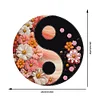 Acryl Yin Yang Diagramm der blühenden Blume - 5d DIY Handwerk Anhänger