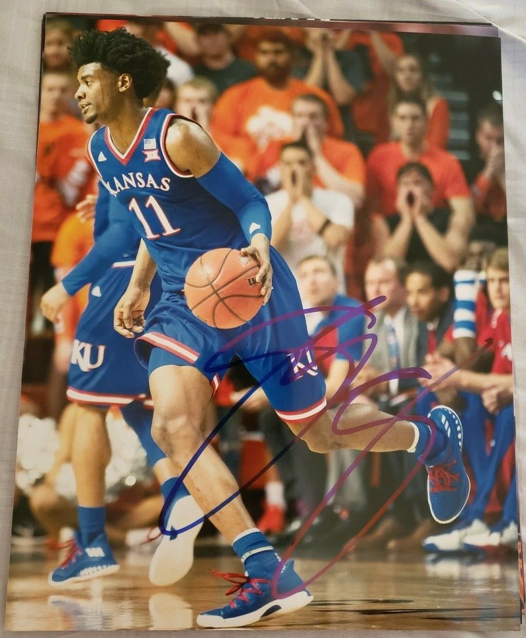 JOSH JACKSON KANSAS JAYHAWKS SIGNED AUTOGRAPHED 8X10 Photo Poster painting W/COA