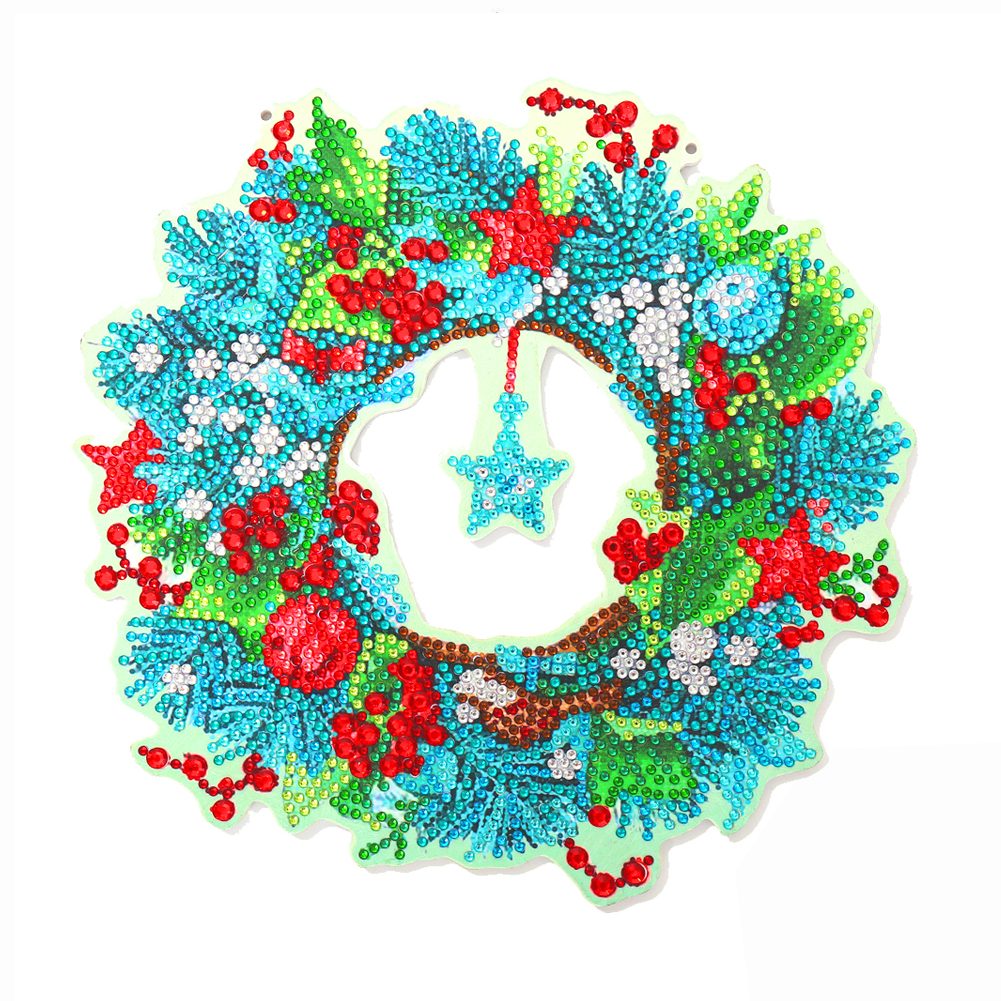 

Star Wreath - 5D DIY Craft Pendant - 23*23CM, 501 Original