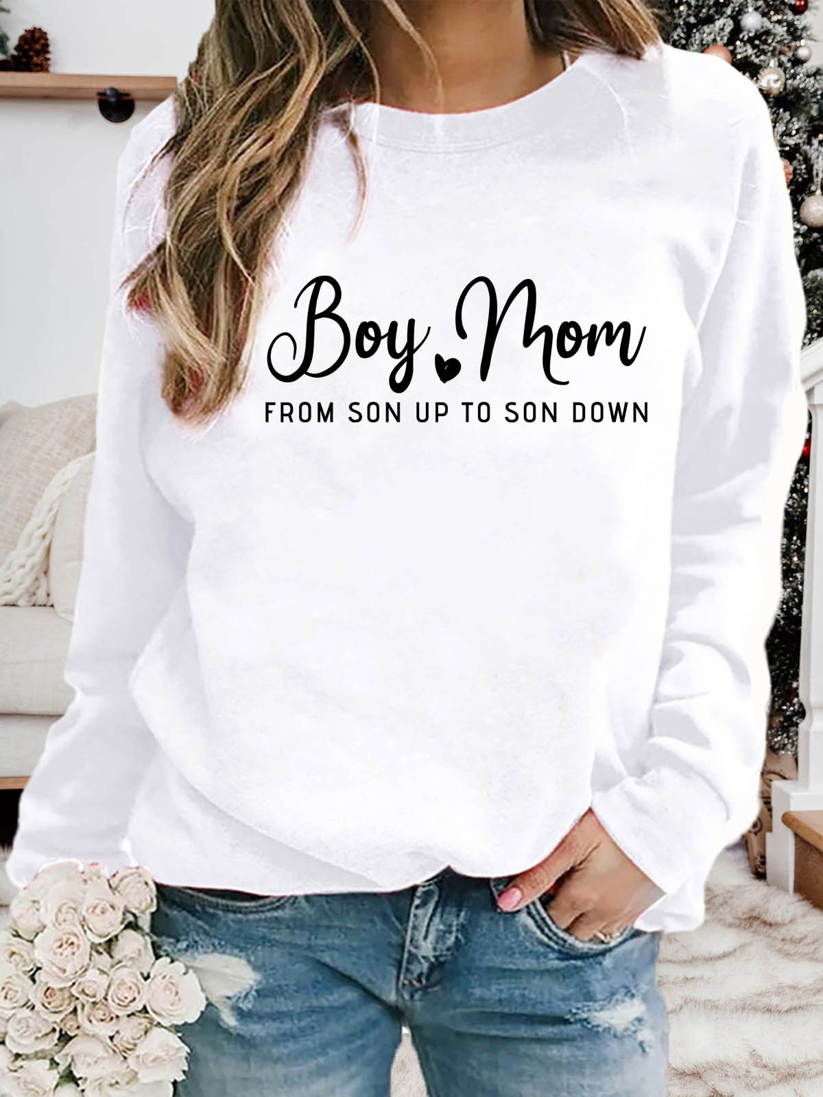 Boy Mom From Son Up To Son Down Sweatshirt