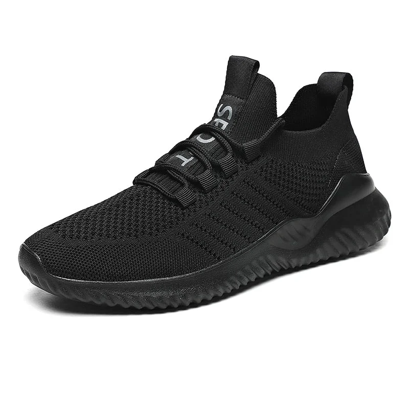 Mesh Men Casual Shoes Breathable Summer Mens Sneakers Trend Lightweight Black Walking Big Size Man Tenis Shoe Zapatillas Hombre
