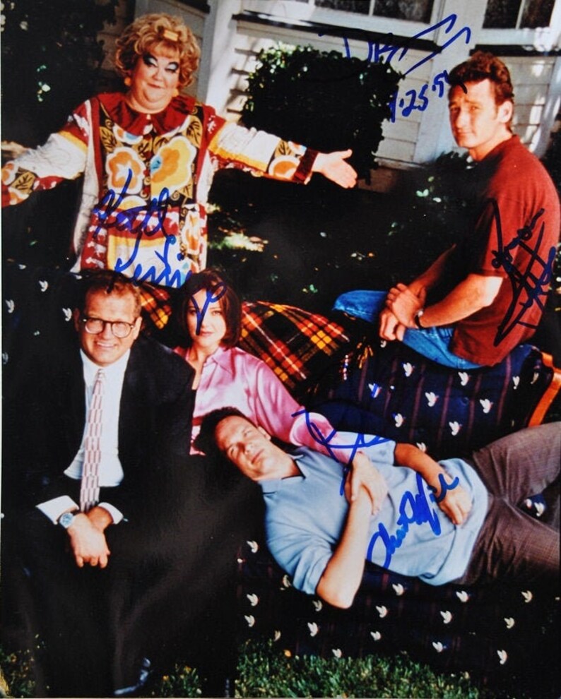 DREW CAREY SHOW Cast Signed Autographed Photo Poster painting X5 Ryan Stiles, Christa Miller, Diedrich Bader, Kathy Kinney wcoa