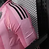 Joyfball 2025/2026 Player Version Long Sleeves Inter Miami Home Football Jersey 1:1 Thai Quality（The player version jersey is a bit tight, please pay attention to the size selection）
