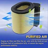 Engine Air Filter for 2017 2018 2019 Ford F250 F350 F450 F550 with 6.7L V8 Super Duty Powerstroke Diesel Engine FA-1927 HC3Z9601A