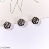 Antique Silver Butterfly Letters Alloy Beads DIY Jewelry