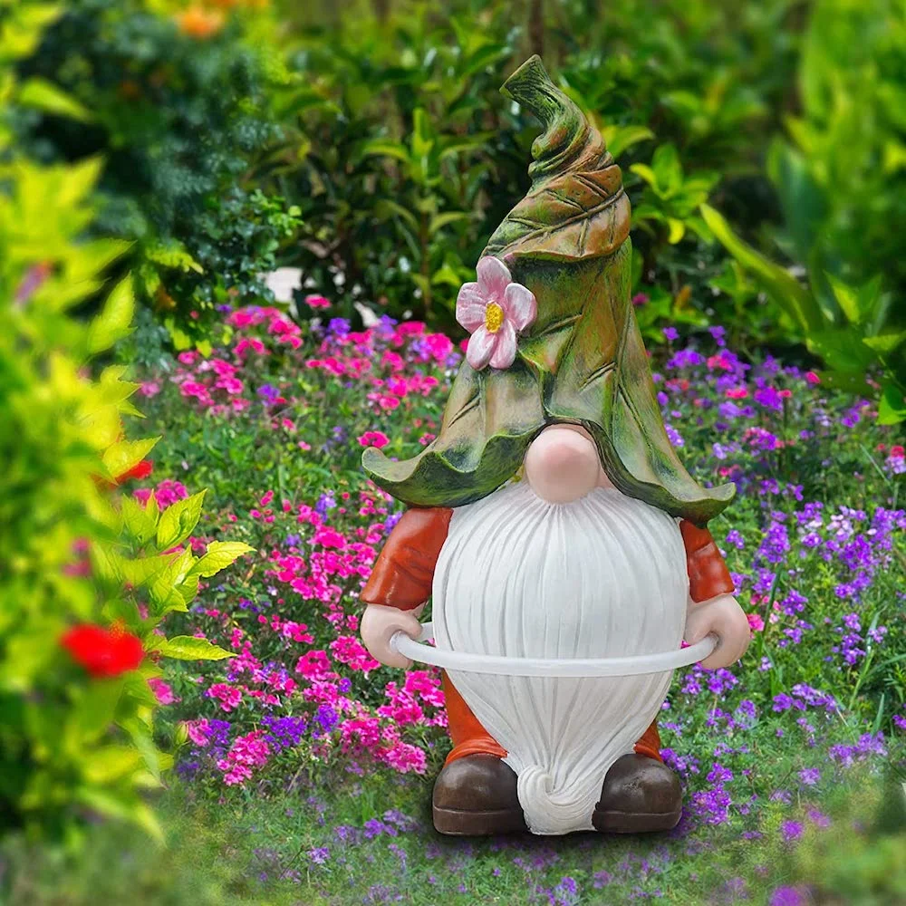 Solar Hula Hoop Garden Gnome
