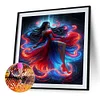 Hua Mulan-Perceuse Ronde Peinture Diamant-40*40CM